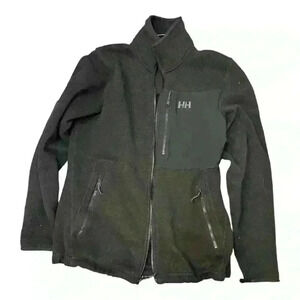 HELLY HANSEN Vintage Knit Jacket Black Men’s size Medium